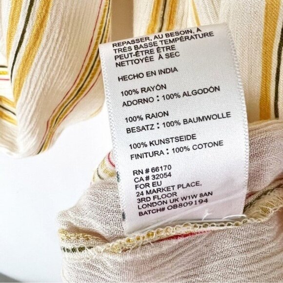 NWT Urban Outfitters May Crochet Swing Mini Dress M Boho Bohemian Cottagecore - Picture 7 of 9